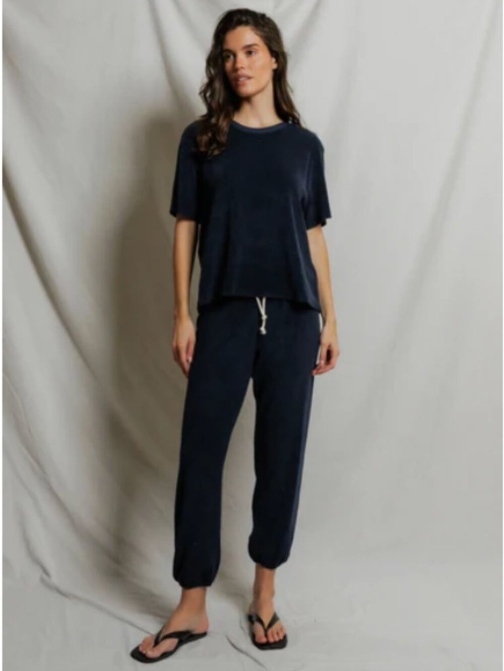 perfectwhitetee gogo loop terry sweatpant